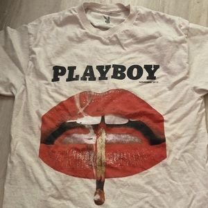 playboy cigarette tee